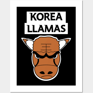 Korea Llamas Posters and Art